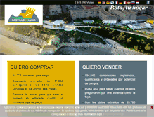 Tablet Screenshot of castillodelunainmobiliaria.com
